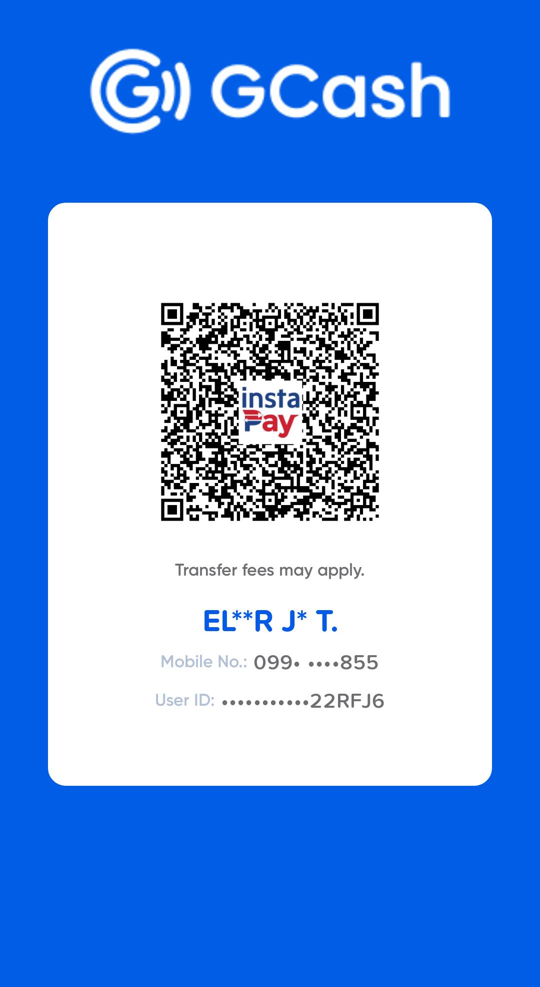GCash QR Code for payment